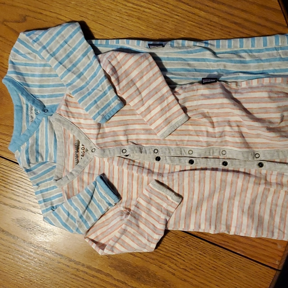 Patagonia rompers 12-18 months